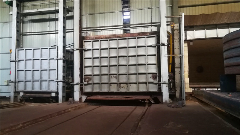 為磨機、窯做的大齒輪及輪帶的熱處理爐